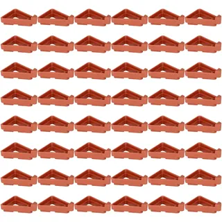 LOLYSIC Blumentopf-Füße, dreieckige Kunststoff-Blumentopffüße für Blumentöpfe, Pflanzgefäße, Stützen verhindern Fäulnis, Zehen, Pflanzenständer für Außen- und Innenbereich, 48 Stück