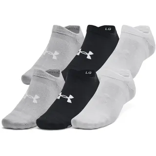 Under Armour Essential Füßlinge 6er Pack Black/Halo Gray 31,5-36,5