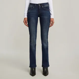G-Star Midge Mid Waist Bootcut Jeans Dark Aged 29 34
