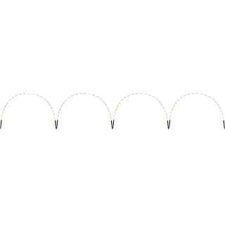 FHS International LED Zaunleuchte 96 LED 4x120 cm schwarz