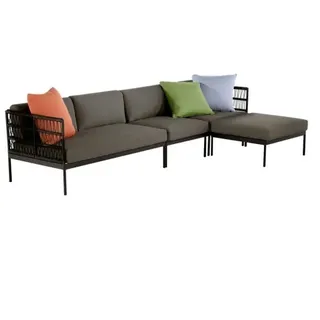 Niehoff Gartenmöbel Loungegarnitur Azuri 5 Aluminium anthrazit, 4-teilig