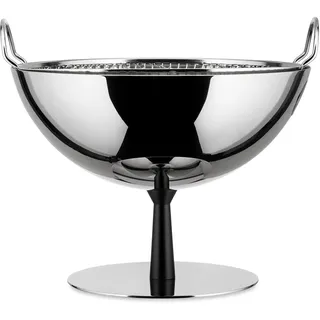 Alessi Obstschale/Sieb Edelstahl Aluminium anthrazit