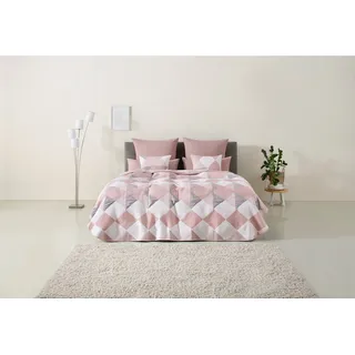 OTTO home Tagesdecke Maris, Tagesdecke im Landhausstil, für Kinder und Erwachsene rosa 140 cm x 210 cm