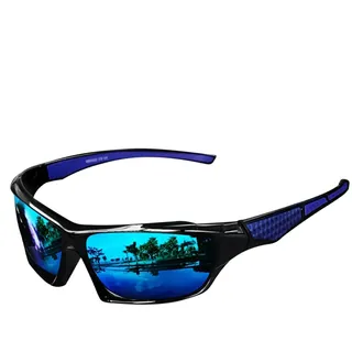 Generisch Männer Sonnenbrille polarisiert, Männer Sonnenbrillen,Leichte Sonnenbrille Polarisierte Sonnenbrille - Bequeme Modeschatten Outdoor Sport Eyewear zum Fahren des Fischens Fahrradfahren - Siehe Beschreibung