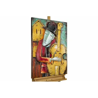 Kunstloft Metallbild, Mehrfarbig, Metall, 4.2x90 cm, Bilder und Zubehör, Wandbilder, Metallbilder