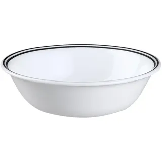 CORELLE Müslischale City Block, Vitrelle-Glas, Weiß, 15,8 cm | Suppenschale, dreifach gepresstes Spezialglas, splitter- und bruchresistent, mikrowellengeeignet, backofenfest, gefrierfest