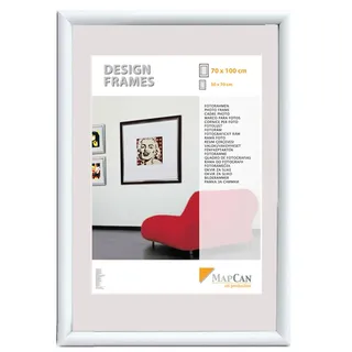 Kunststoff Bilderrahmen Design Frames weiß, 50 x 70 cm
