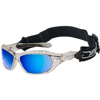 Dirty Dog Wassersportbrille Curl Brille schwimmfähig polarisiert, Rahmenfarbe - Glasfarbe: Black - Green Polarisiert