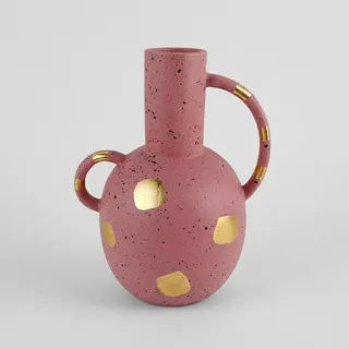 Große Dekorative Keramikvase Amphore Pink&cozy