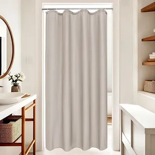 luxuskollektion Duschvorhang 100 x 200 cm beige