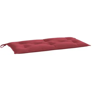 vidaXL Bankauflage 110 x 50 x 7 cm rot 1 St.