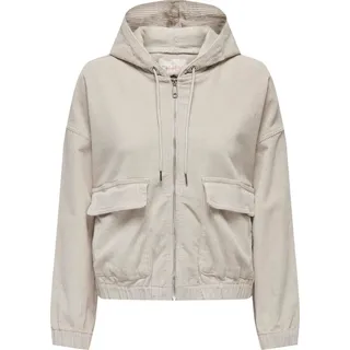 Only Cordjacke mit Kapuze Beige S