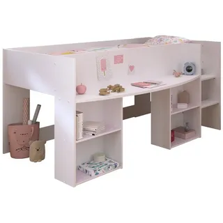 Parisot Hochbett Parisot Pirouette 1-Kinderbett Hochbett Weiß 90x200