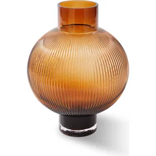 Hot Air Balloon Glasvase 30 cm, braun