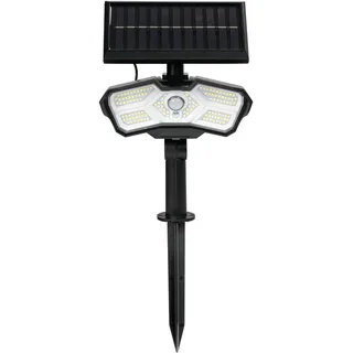 DS PRODUKTE Solarleuchte Kunststoff, Stahl 30,0 cm inkl. Bewegungsmelder schwarz