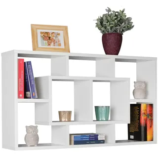KADIMA DESIGN Wandregal Rur 85 x 16 x 48 cm Weiß