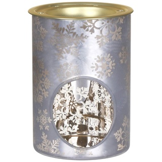 Yankee Candle (YANK6 Snowflake Frost Duftlampe, Glas, Mehrfarbig, 14,1cm, 360