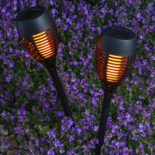 LED Solar Fackel FLAME - Gartenfackel - simulierter Flammeneffekt - H: 40cm - Lichtsensor - 2 St√ock
