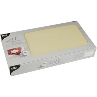 Papstar Vlies Mitteldecke 80 x 80 cm Creme