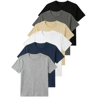 teeshoppen Kurzarmhemd Schwarz M