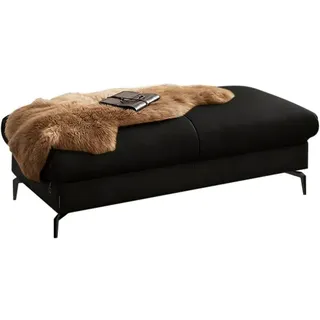 W.Schillig Polsterhocker Leder 141 x 42 x 70 cm Schwarz