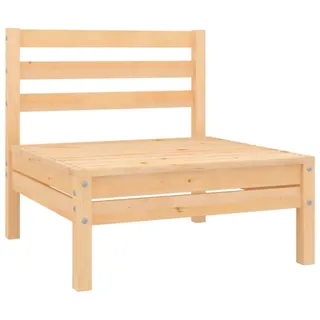 vidaXL Garten-Mittelsofas 4-tlg. braun