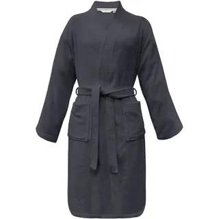 Tom Tailor Bademantel Kimono COLOR BATH Grau S