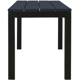 vidaXL Gartenbank 110 x 0 x 0 cm Schwarz