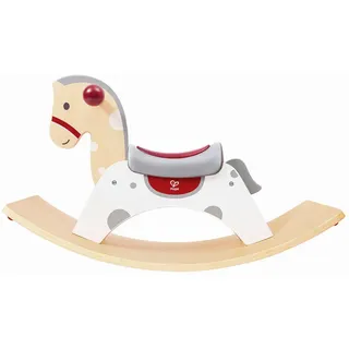 Hape Schaukelpferd, Grau, Rot, Weiß, Buche, Holz, Metall, Kunststoff, Holzwerkstoff, massiv, Sperrholz, 70x41.8x30 cm, unisex, Reach, EN 71, Spielzeug, Babyspielzeug, Schaukeltiere & Hüpftiere