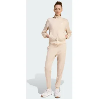 adidas Essentials Feel Cozy Damen Jogginganzug, braun - crystal linen L