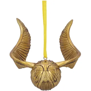 Nemesis Now Harry Potter Goldener Schnatz Quidditch Hänge-Ornament, offizielles Lizenzprodukt, goldfarben, B5623T1, One Size, Gold