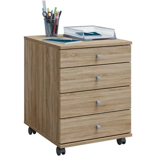 VCM Lona Rollcontainer 42 x 50 x 57 cm braun