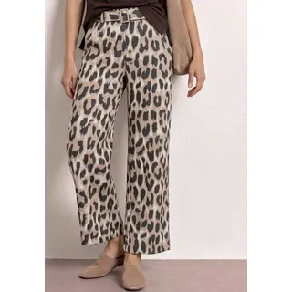 STREET ONE Stoffhose Wide Leg Beige 32