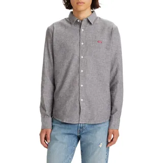 Levi's Battery Housemark Slim Langarmhemd Black Agate S