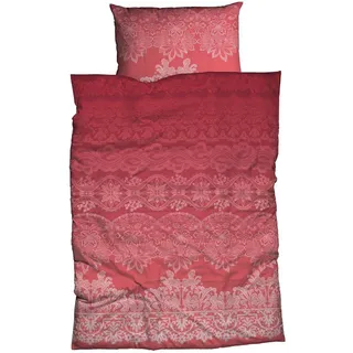 Traumschlaf Demir Ornamental Biber Rot 135 x 200 cm + 80 x 80 cm