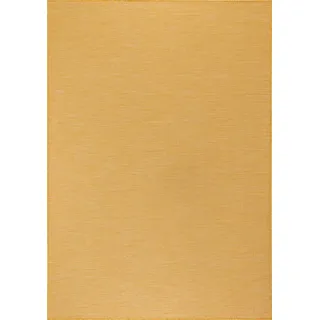 Jimri Outdoorteppich Key West, Rechteckig, Outdoor Teppich Balkonteppich Terassenteppich gelb Rechteckig | 160 cm x 220 cm