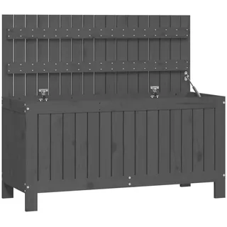 furnicato Gartentruhe 108 x 54 x 42,5 cm Grau
