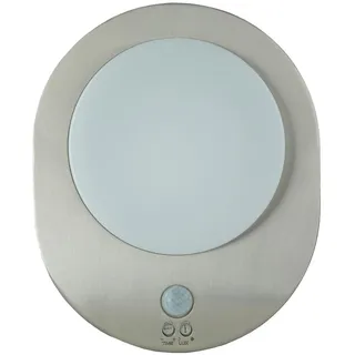 Easylight Außenleuchte Edelstahl 24,4 cm IP44 850 lm Bewegungsmelder weiß