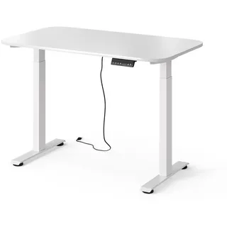 Vicco höhenverstellbarer elektrischer Schreibtisch Elevate, Weiß, 120 x 70 cm 2 Motoren, Model 58651 - Weiß