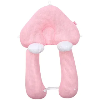 Generisch U Förmiges Seitenschläfer Kissen,Seitenlagerungskissen,Verstellbare Lagerungshilfe für Kopf & Körper,68x45cm,Verstellbare Lagerungshilfe für Kopf und Körper,Abnehmbar und Waschbar (Rosa)