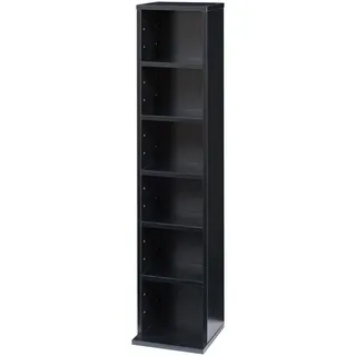 [en.casa] Tynset Standregal 90 x 20 x 20 cm Schwarz