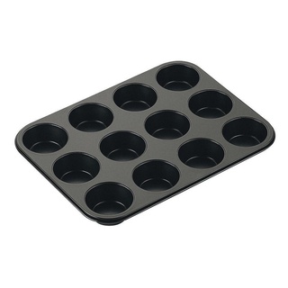 Zenker Backblech Zenker Muffinform BlackMetallic für 12 Stück 35 x, Metall schwarz