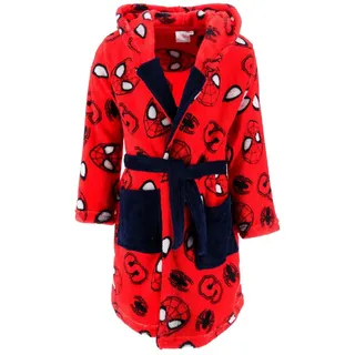 Spiderman Bademantel Spiderman Bademantel Kinder Jungen, Polyester, Kordel, Spiderman Kapuze rot 98
