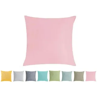 Klocke Dekorationsbedarf Premium Outdoor Kissen/Dekokissen Hochwertig – Wetterfest – Wasser- & Schmutzabweisend - 100% Polyester (60x60cm, Pink)
