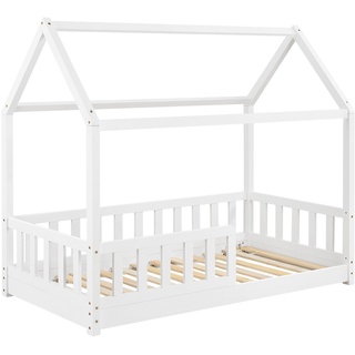 Juskys Kinderbett Marli_STR_OS (160 x 80 cm, weiß)