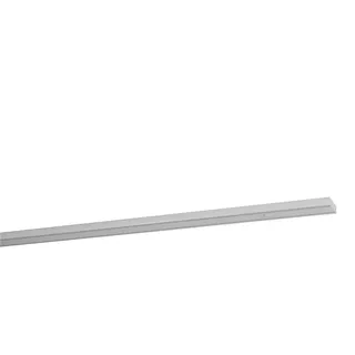 GARESA Gardinenschiene Profil 363 Deckenmontage, Ø 20 mm, 2-läufig, Wunschmaßlänge, mit Bohren, verschraubt, Innenlaufprofil, schlicht, Deckenmontage, Aluminium, verlängerbar weiß Ø 20 mm x 280 cm