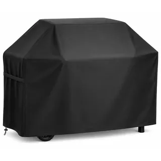 Grillabdeckung Wetterfest, Grill Abdeckung 420D Oxford-Stoff Grillhaube, Gasgrill Abdeckung Grill Schutzhülle für Weber, Enders, Char Broil Serie (140x65x120CM)