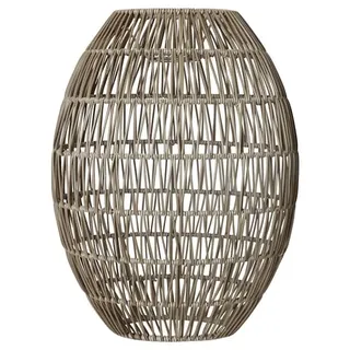STAR Trading Outdoor Lampenschirm ,Linde' in Rattan-Optik, natur, 40cm | Gr.: onesize