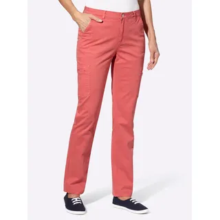 Webhose CLASSIC BASICS, Damen, Gr. 54, Normalgrößen, pink (grapefruit), 98% Baumwolle, 2% Elasthan, unifarben, Hosen