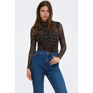 Only Onlerica Life Mesh L/S Top Braun S